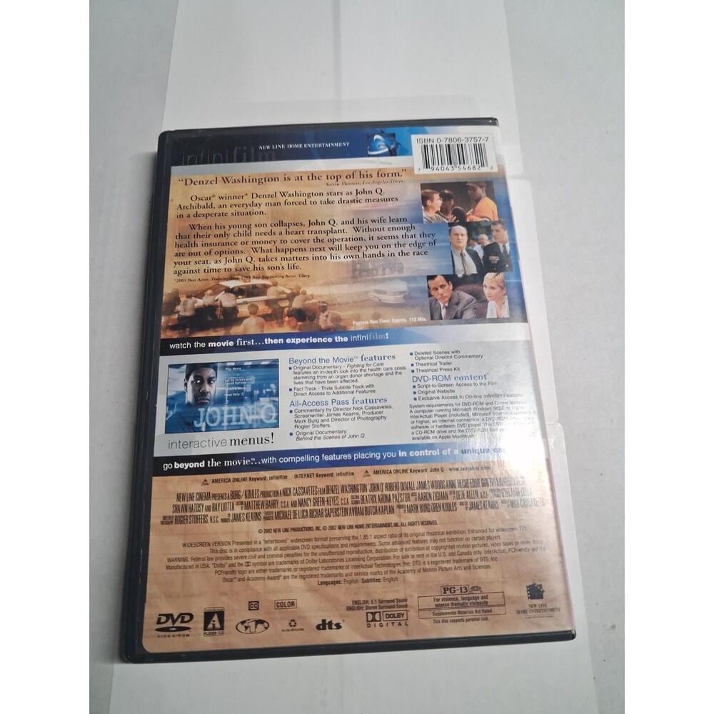 John Q. (Infinifilm Edition) - DVD - - Picture 2 of 3